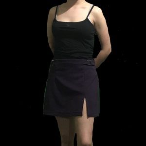 Dark Purple Mini 90's Skirt